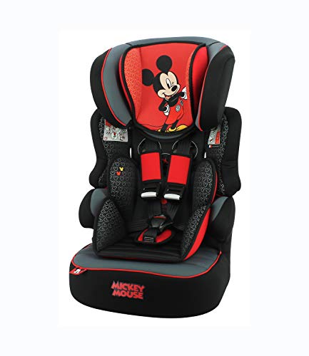 Silla de coche para Bebe BELINE grupo 1/2/3 (9-36kg), con proteccion lateral -Mickey Luxe