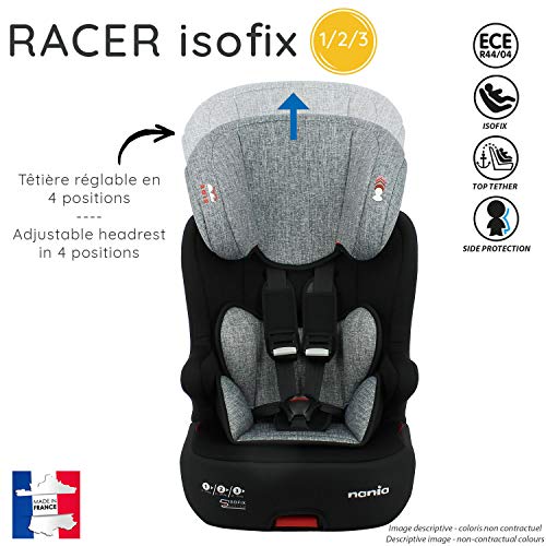 Silla de coche para Bebe isofix RACER grupo 1/2/3 (9-36kg) - con proteccion lateral -Disney First Cars