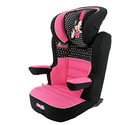 Silla de coche para elevador RWAY easyfix grupo 2/3 (15-36kg) - con proteccion lateral - Disney Minnie