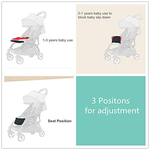 Silla de paseo reposapiés 8.5 pulgadas Accesorios para Babyzen Yoyo Yoya Extensión de pies Infant Pram Footboard (18cm)