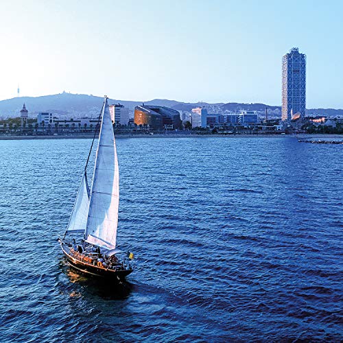 Smartbox - Caja Regalo - Barcelona al Atardecer: Paseo en velero y Copa de Cava para 2 Personas - Ideas Regalos Originales