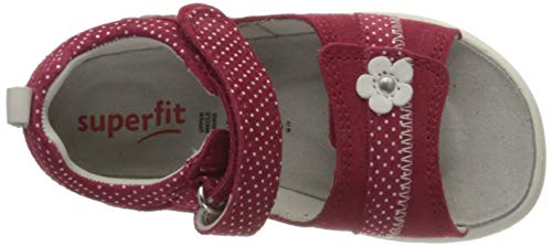 Superfit Lettie, Sandalias Bebé-Niñas, Rojo (Rojo 50), 21 EU