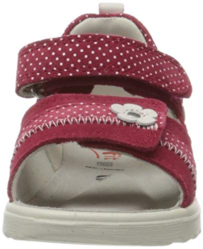 Superfit Lettie, Sandalias Bebé-Niñas, Rojo (Rojo 50), 21 EU