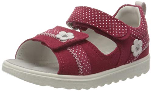 Superfit Lettie, Sandalias Bebé-Niñas, Rojo (Rojo 50), 21 EU