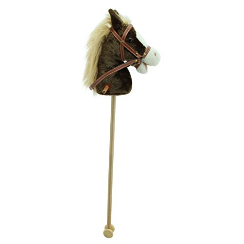 Sweety Toys 6410 tete de cheval a chevaucher MADAME CHOCOLATE avec de la musique