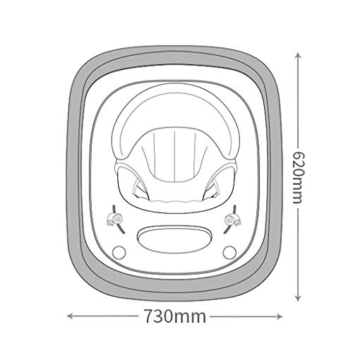 SZNWJ ygqtbc Caminante del bebé -Multifunctional Andador Selva Tropical con Universal Ruedas y Easy Clean Bandeja Anti vuelco Plegable del niño Walker