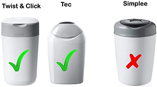 Tommee Tippee Sangenic tec - Recarga para cubo de pañales (3 unidades)