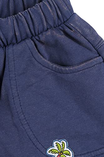 Top Top GRARIFORNIA Pantalones Cortos, Tejano, 12-18 Meses Bebé-Niños