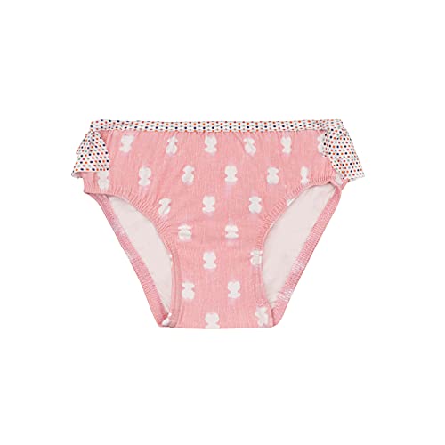 TOUS BABY - Bañador culetín con Volantes para Niña. Estampado Pin up-Tai (Rosa, 1-3 Meses)