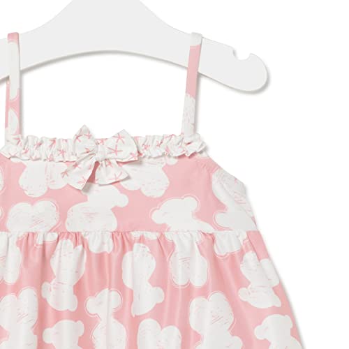 TOUS BABY - Vestido de playa, corte alto para Bebe/Niña. (2 Años, Vestido T. Brush-1608)