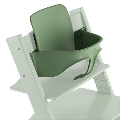 TRIPP TRAPP® Baby Set para niños a partir de los 6 meses │ Accesorio de bebé para la silla evolutiva de STOKKE® │ Respaldo ergonómico │ Color: Moos Green