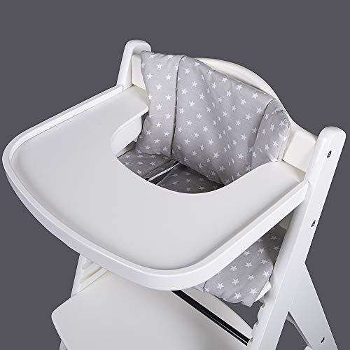 Trona estafa escalera Silla para niños Trona de bebé Trona de Madera para bebé 65510-02