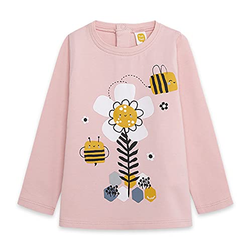 Tuc Tuc Camiseta Punto Estampada NIÑA Rosa Bee Happy FW21, 12M para Bebés