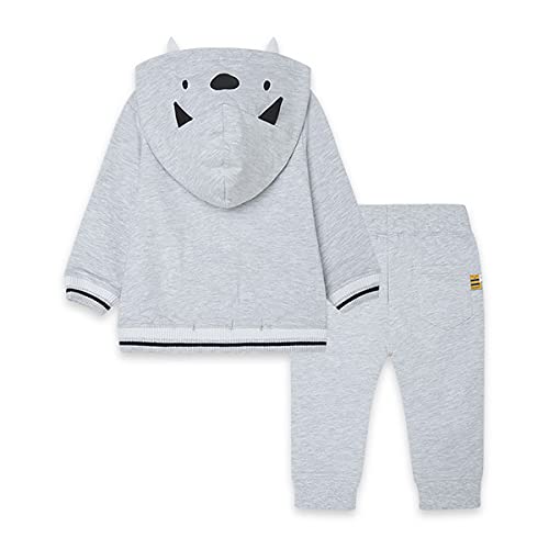 Tuc Tuc Sudadera Y PANTALÓN Felpa Jogging NIÑO Gris Bee Happy FW21, 2A Bebé-Niños