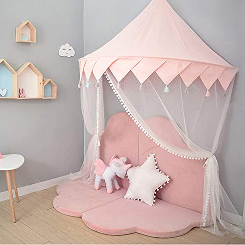 Tul Dosel Azul Mosquitera Cuna Bebe Cortina para Cama Infantil Decoración Habitación Juvenil pared Tienda Bebe Juegos Regalo NTE003