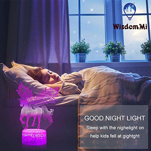 WisdomMi luz nocturna infantil quitamiedos, 3D 16 colores - de reloj dorada - altavoz Bluetooth negra - Super Kart - Creativo Luz Nocturna ilusión Optica Lámpara Cambiantes Touch Switch Power Juguetes