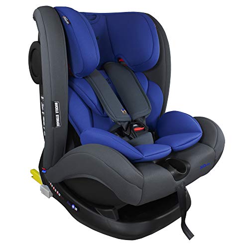 XOMAX S66 Silla de coche con Isofix I inclinable I Grupo 0+/1/2/3 I evolutiva 0-36 kg, 0-12 años I Funda extraíble y lavable I ECE R44/04