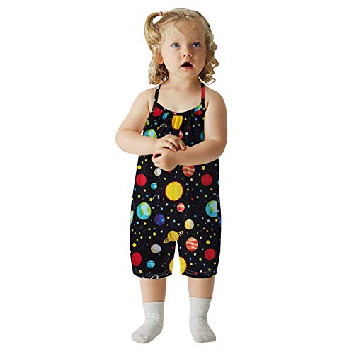 YWLINK Mono De Bebe Body De Verano con Estampado De Cordones, Verano Mezcla De AlgodóN NiñAs Sin Mangas Color SóLido Doblar Camisola Mono Lindo Ocio Y Confort Ropa De Bebe Fiesta CumpleañOs Regalo