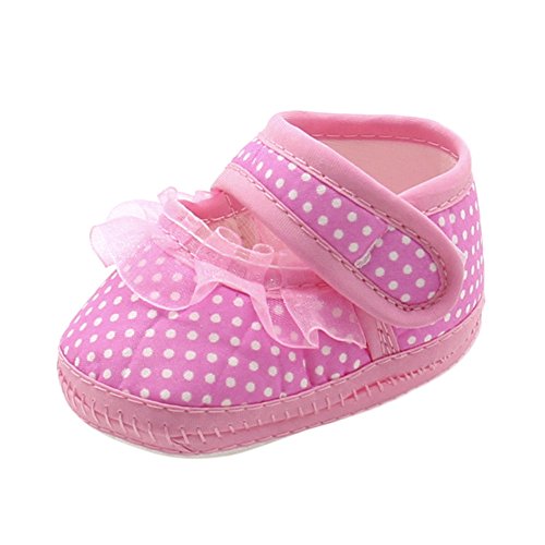 Zapatos de bebé niña princesa Bowknot antideslizante suela suave zapatos de niño pequeños zapatos de lunares punta cierre de velcro cálidos informales zapatos para aprender a andar Nuevo otoño 2021