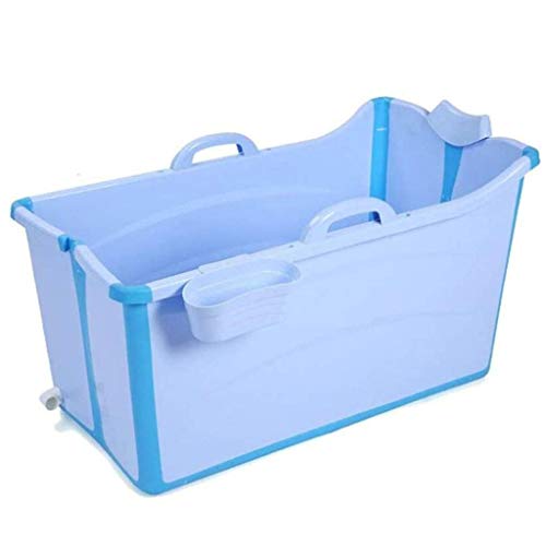 ZHANGXU Bañera For Adultos Bañera Plegable Portátil, Bañera For Bebés Y Niños, Hogar Bañera Grande Plato De Ducha Plegable Fácil De Acomodar Bañera Grande