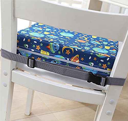 ZIGJOY Asiento Elevador Infantil Silla Bebe Comer Alzador Silla para Niños Comer, Ajustable, Portátil, Lavable, Gruesa, para asiento Espacio