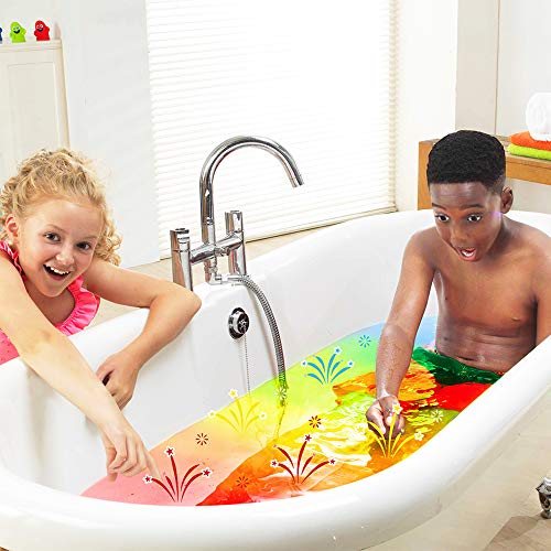 Zimpli Kids -Pack Mega Baff de 12 Usos para Jugar Hora del Baño, Incluye 4xGelli Baff, 2xSlime Baff & 6xCrackle Baff, Juego Sensorial Infantil para la Hora del Baño, Regalo Biodegradable