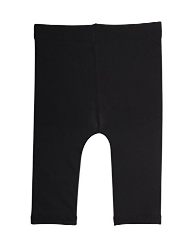 2 PARES X LEGGINGS CORTOS SEMI OPACOS PARA BEBES | MALLAS CORTE PIRATA EN MICROFIBRA | 40 DEN | NEGRO, BLANCO | 4/6, 8/10, 12/14 AÑOS | CALCETERÍA ITALIANA | (24 Meses, 2 PARES - NEGROS)