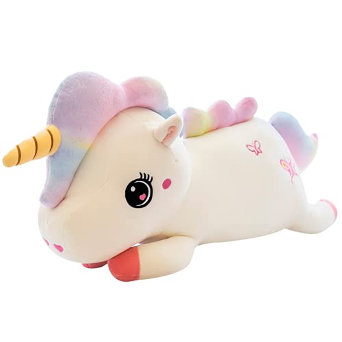 65CM Peluche Unicornio Muñeca Unicornio Peluche Unicornio Gigante Regalos para Niñas Peluches ( Blanco)