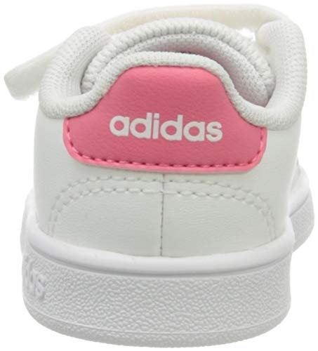 adidas Advantage I, Sneaker, Footwear White/Real Pink/Footwear White, 21 EU