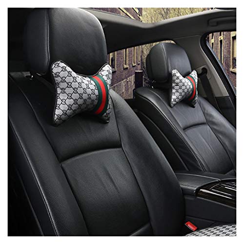 Almohada para el cuello del coche 2pc asiento de seguridad cabeza de cuello almohadas de cuello de viaje de cuello de descanso almohadas asiento cojín soporte marea marca coche reposacabezas Almohadas