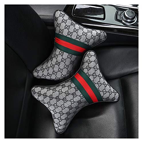 Almohada para el cuello del coche 2pc asiento de seguridad cabeza de cuello almohadas de cuello de viaje de cuello de descanso almohadas asiento cojín soporte marea marca coche reposacabezas Almohadas