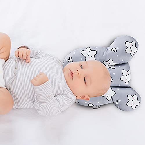 Almohada Viaje para Bebé,Almohada Apoyo para la Cabeza y el Cuello para Asiento Niño,Almohada en Forma U para Cochecito,para Bebés 0 a 4 Años