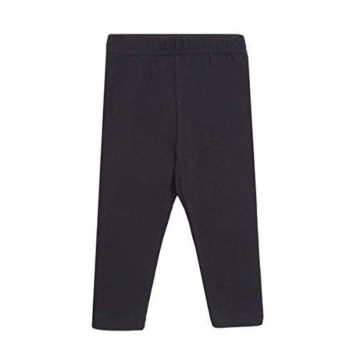 Amomí Leggings Mallas Pantalones Largos Ropa Deportiva Niña Bebé 3-24 Meses (12 Meses, Negro)