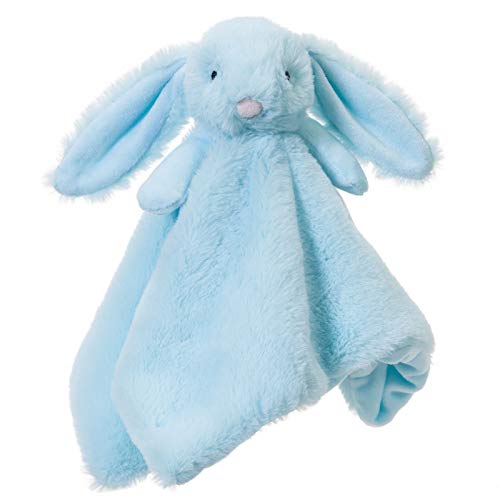 Apricot Lamb Manta de Seguridad de Albaricoque y Cordero con Peluche, diseño de Animales de Peluche, Conejito Azul Claro