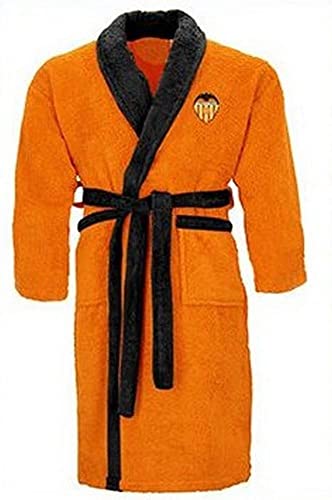 Asditex Albornoz Unisex Valencia C.F. Infantil Naranja (M)