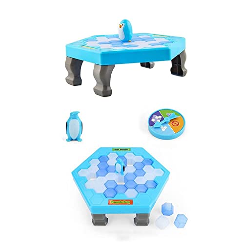 ASFD Juguetes Beat Penguin Icebreaker Wall Toy Penguin Juego de Escritorio Juguetes educativos interactivos para Padres e Hijos