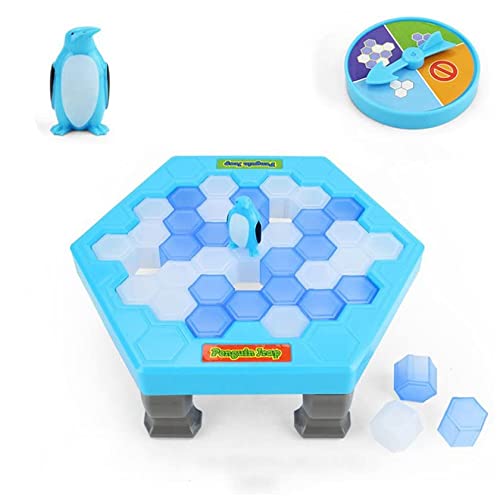 ASFD Juguetes Beat Penguin Icebreaker Wall Toy Penguin Juego de Escritorio Juguetes educativos interactivos para Padres e Hijos