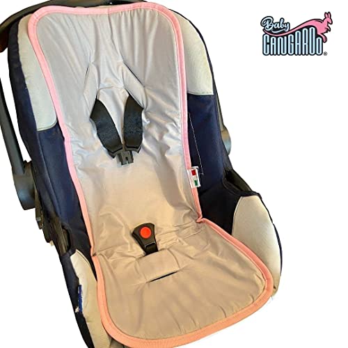 BabyCANGAROO® Cojín Bebe Colchoneta Silla Paseo Universal Transpirable y Asiento de Carro doble lado 100% Algodón