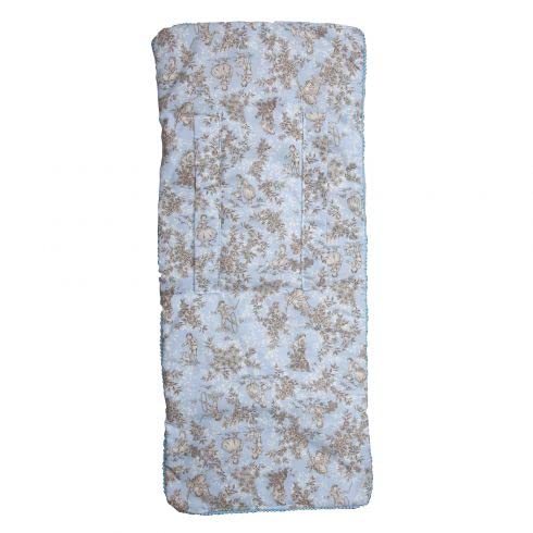 Babyline Toile - Colchoneta ligera para silla de paseo, color azul