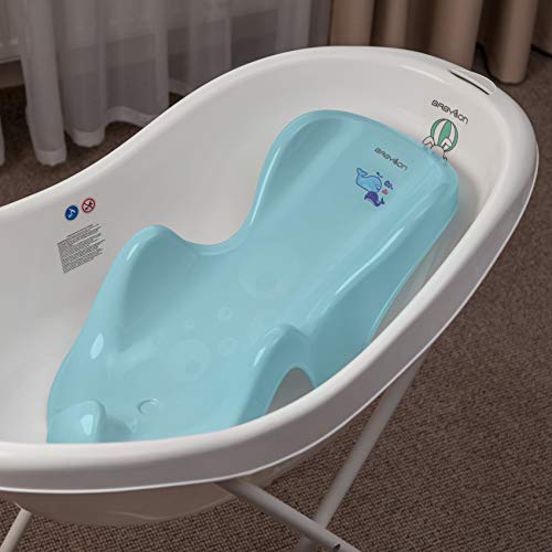 BABYLON asiento bañera bebe AquaMini hamaca bañera bebe silla bañera bebe adaptador bañera bebe azul