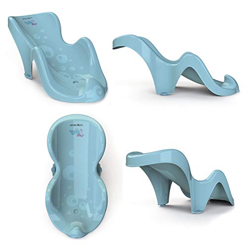 BABYLON asiento bañera bebe AquaMini hamaca bañera bebe silla bañera bebe adaptador bañera bebe azul