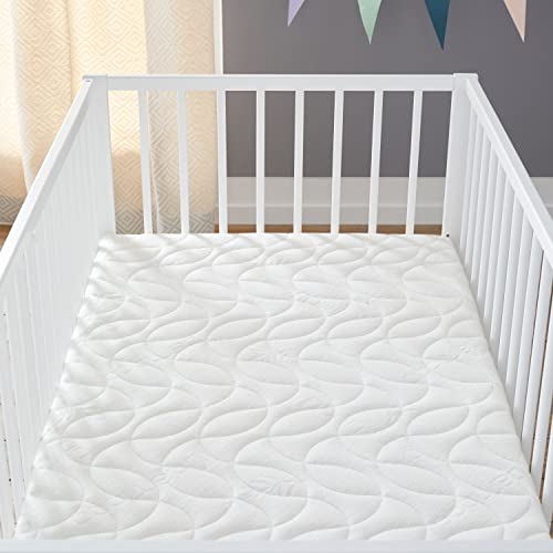 Babysom - Colchón Cuna Bebé Bambú - 70 x 140 cm - Natural - Altura 14 cm - Antiácaros - Antiasfixia - Transpirable - Reglaje Térmico - Desenfundable