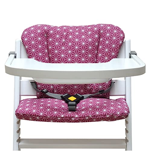 Blausberg Baby – Cojín de asiento para Safety 1st Timba – Happy Star Cranberry Rojo