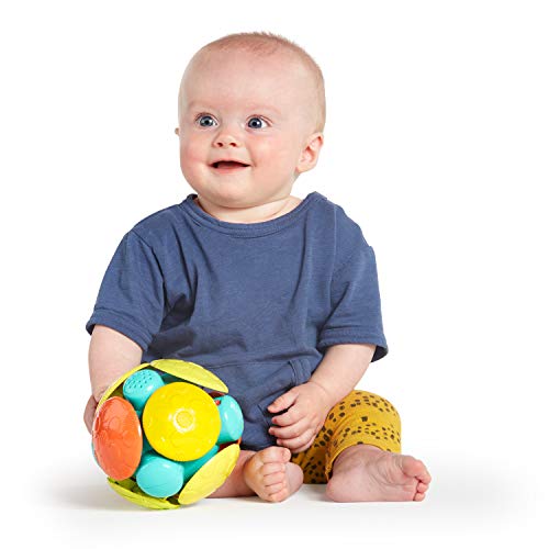 Bright Starts, Juguete Pelota Wooble Bobble, 3+ meses