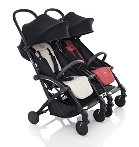 Bumprider Connect - Silla de paseo, unisex, color blanco y gris