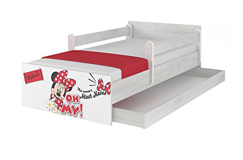 Cama infantil original de Disney con colchón anticaídas