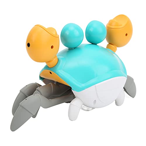 Cangrejo de Juguete para Gatear, 20-30 min de Funcionamiento Continuo Evitar obstáculos automáticos Crawling Crab Toy USB