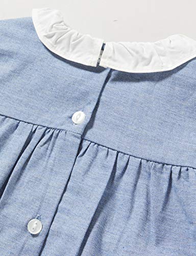 Chicco Abito Manica Lunga Vestido, Azul Claro, 74 cm para Bebés