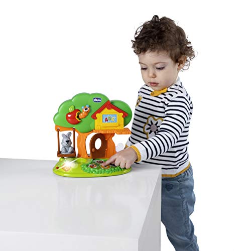 Chicco - La Casa del Conejo, Juego electrónico, Playset, Edad 1 – 4 años.