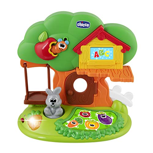 Chicco - La Casa del Conejo, Juego electrónico, Playset, Edad 1 – 4 años.